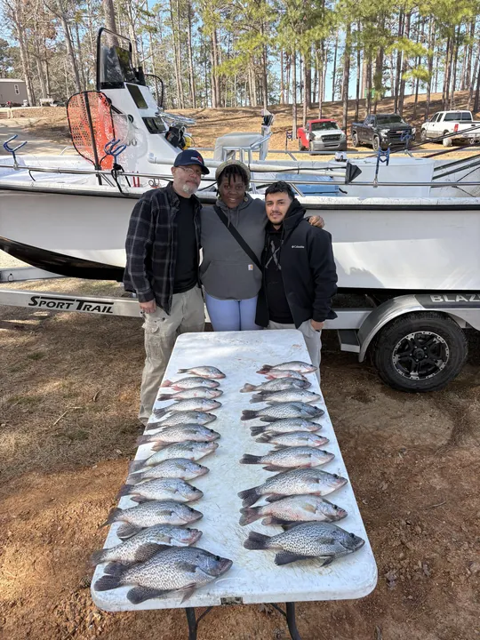 Crappie fishing report on Clarks Hill Lake